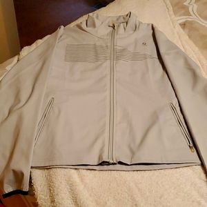 Oiselle Gray Lightweight Running Jacket